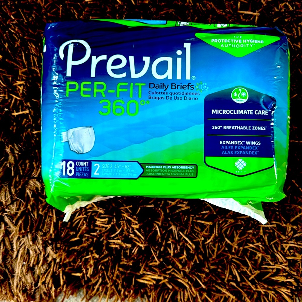 Daily briefs maximum plus obsorbiency 360 breathable zones